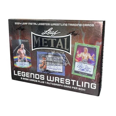 2024 leaf metal legends wrestling hobby box|2024 leaf metal legends wrestling.